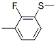 252555-44-5,Benzene, 2-fluoro-1-methyl-3-(methylthio)- (9CI)