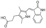 252916-29-3,3-[2,4-dimethyl-5-[(E)-(2-oxo-1H-indol-3-ylidene)methyl]-1H-pyrrol-3-yl]propanoic acid