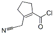 25297-43-2,1-Cyclopentene-1-carbonyl chloride, 2-(cyanomethyl)- (8CI)