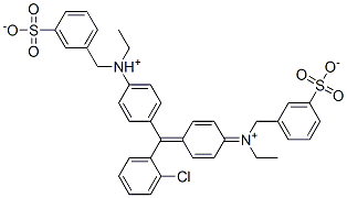 25305-97-9,[4-[(2-chlorophenyl)[4-[ethyl[(3-sulphonatophenyl)methyl]ammonio]phenyl]methylene]cyclohexa-2,5-dien-1-ylidene](ethyl)(3-sulphonatobenzyl)ammonium