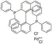 253157-79-8,[(R)-(+)-2,2'-BIS(DIPHENYLPHOSPHINO)-1,1'-BINAPHTHYL]PALLADIUM(II) CHLORIDE