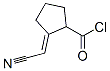25342-00-1,Cyclopentanecarbonyl chloride, 2-(cyanomethylene)-, (E)- (8CI)