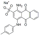 25492-69-7,sodium 1-amino-9,10-dihydro-9,10-dioxo-4-p-toluidinoanthracene-2-sulphonate