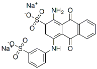25492-74-4,disodium 1-amino-9,10-dihydro-9,10-dioxo-4-(m-sulphonatoanilino)anthracene-2-sulphonate