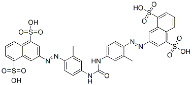 25738-24-3,3,3'-[carbonylbis[imino(2-methyl-4,1-phenylene)azo]]bisnaphthalene-1,5-disulphonic acid