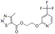 257625-01-7,2-([4-(TRIFLUOROMETHYL)-2-PYRIDYL]OXY)ETHYL 4-METHYL-1,2,3-THIADIAZOLE-5-CARBOXYLATE