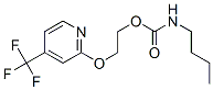 257625-14-2,CARBAMIC ACID, BUTYL-, 2-[[4-(TRIFLUOROMETHYL)-2-PYRIDINYL]OXY]ETHYL ESTER