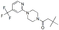 257862-69-4,PIPERAZINE, 1-(3,3-DIMETHYL-1-OXOBUTYL)-4-[4-(TRIFLUOROMETHYL)-2-PYRIDINYL]-
