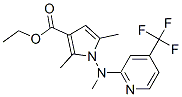 258348-11-7,1H-PYRROLE-3-CARBOXYLIC ACID, 2,5-DIMETHYL-1-[METHYL[4-(TRIFLUOROMETHYL)-2-PYRIDINYL]AMINO]-, ETHYL ESTER