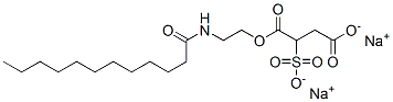 25882-44-4,disodium 1-[2-[(1-oxododecyl)amino]ethyl] 2-sulphonatosuccinate