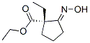 258834-15-0,Cyclopentanecarboxylic acid, 1-ethyl-2-(hydroxyimino)-, ethyl ester, (1S,2E)-