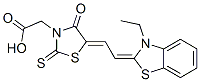 25962-03-2,5-[(3-ethylbenzothiazol-2(3H)-ylidene)ethylidene]-4-oxo-2-thioxothiazolidin-3-acetic acid