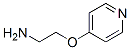 259816-44-9,Ethanamine, 2-(4-pyridinyloxy)- (9CI)