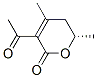 261178-61-4,2H-Pyran-2-one, 3-acetyl-5,6-dihydro-4,6-dimethyl-, (6S)- (9CI)