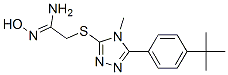 261704-26-1,2-((5-[4-(TERT-BUTYL)PHENYL]-4-METHYL-4H-1,2,4-TRIAZOL-3-YL)THIO)-N'-HYDROXYETHANIMIDAMIDE