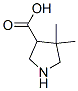261896-35-9,4,4-DIMETHYL-PYRROLIDINE-3-CARBOXYLIC ACID