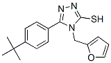 261946-00-3,5-[4-(TERT-BUTYL)PHENYL]-4-(2-FURYLMETHYL)-4H-1,2,4-TRIAZOLE-3-THIOL