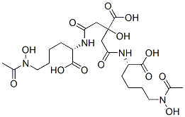 26198-65-2,3-[[(1S)-5-(acetyl-hydroxy-amino)-1-carboxy-pentyl]carbamoyl]-2-[[(1S)-5-(acetyl-hydroxy-amino)-1-carboxy-pentyl]carbamoylmethyl]-2-hydroxy-propanoic acid