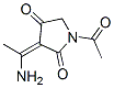 262378-98-3,2,4-Pyrrolidinedione,  1-acetyl-3-(1-aminoethylidene)-