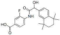 262433-54-5,BENZOIC ACID, 3-FLUORO-4-[[(2R)-HYDROXY(5,6,7,8-TETRAHYDRO-5,5,8,8-TETRAMETHYL-2-NAPHTHALENYL)ACETYL]AMINO]-