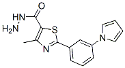 262589-42-4,4-METHYL-2-[3-(1H-PYRROL-1-YL)PHENYL]-1,3-THIAZOLE-5-CARBOHYDRAZIDE