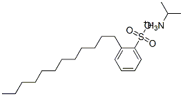 26264-05-1,dodecylbenzenesulphonic acid, compound with isopropylamine (1:1)