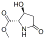26367-35-1,Proline, 3-hydroxy-5-oxo-, methyl ester, DL-trans- (8CI)