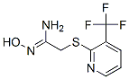 263762-04-5,N'-HYDROXY-2-[[3-(TRIFLUOROMETHYL)PYRIDIN-2-YL]THIO]ETHANIMIDAMIDE