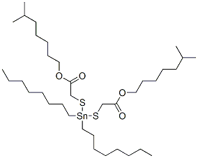 26401-97-8,diisooctyl 2,2'-[(dioctylstannylene)bis(thio)]diacetate