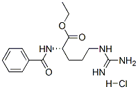 2645-08-1,Ethyl N-benzoyl-L-argininate hydrochloride