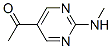 265107-49-1,Ethanone, 1-[2-(methylamino)-5-pyrimidinyl]- (9CI)