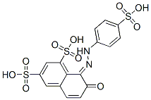 2657-89-8,(8E)-7-oxo-8-[(4-sulfophenyl)hydrazinylidene]naphthalene-1,3-disulfoni c acid