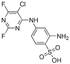 26592-28-9,2-amino-4-[(5-chloro-2,6-difluoro-4-pyrimidinyl)amino]benzenesulphonic acid