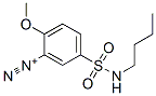 26651-25-2,5-[(butylamino)sulphonyl]-2-methoxybenzenediazonium