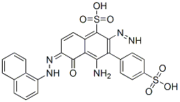 2668-05-5,(6Z)-4-amino-6-(naphthalen-1-ylhydrazinylidene)-5-oxo-3-(4-sulfophenyl)diazenyl-naphthalene-1-sulfonic acid