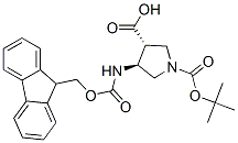 267230-44-4,(3R,4S)-1-Boc-4-Fmoc-amino-3-pyrrolidinecarboxylic acid