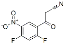 267880-97-7,BENZENEPROPANENITRILE, 2,4-DIFLUORO-5-NITRO-B-OXO-