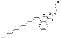 26836-07-7,dodecylbenzenesulphonic acid, compound with 2-aminoethanol (1:1)