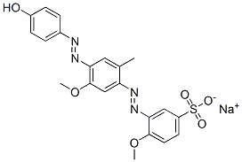 26845-91-0,sodium 3-[[4-[(4-hydroxyphenyl)azo]-5-methoxy-o-tolyl]azo]-4-methoxybenzenesulphonate