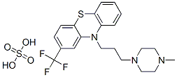 26887-03-6,10-[3-(4-methyl-1-piperazinyl)propyl]-2-(trifluoromethyl)phenothiazine sulphate