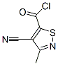 269401-38-9,5-Isothiazolecarbonyl chloride, 4-cyano-3-methyl- (9CI)