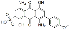 26941-42-4,4,8-diamino-9,10-dihydro-1,5-dihydroxy-7-(4-methoxyphenyl)-9,10-dioxoanthracene-2-sulphonic acid