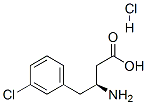 270596-38-8,(S)-3-AMINO-4-(3-CHLOROPHENYL)BUTANOIC ACID HYDROCHLORIDE