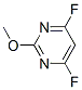 27078-75-7,Pyrimidine, 4,6-difluoro-2-methoxy- (8CI,9CI)