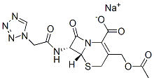 27164-45-0,sodium (6R-trans)-3-(acetoxymethyl)-8-oxo-7-(1H-tetrazol-1-ylacetamido)-5-thia-1-azabicyclo[4.2.0]oct-2-ene-2-carboxylate