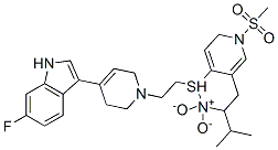 271780-64-4,1-(2-[4-(6-FLUORO-1H-INDOL-3-YL)-3,6-DIHYDRO-2H-PYRIDIN-1-YL]-ETHYL)-3-ISOPROPYL-6-METHANESULFONYL-3,4-DIHYDRO-1H-BENZO[1,2,6]THIADIAZINE 2,2-DIOXIDE