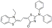 2718-78-7,2-(diphenylamino)-5-[(3-ethyl-3H-benzothiazol-2-ylidene)ethylidene]thiazol-4(5H)-one