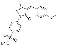 27268-31-1,potassium 4-[4-[[4-(dimethylamino)phenyl]methylene]-4,5-dihydro-3-methyl-5-oxo-1H-pyrazol-1-yl]benzenesulphonate