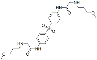 2731-62-6,2-(3-methoxypropylamino)-N-[4-[4-[[2-(3-methoxypropylamino)acetyl]amin o]phenyl]sulfonylphenyl]acetamide