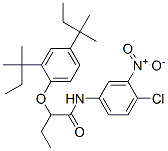 27333-05-7,4'-chloro-2-(2,4-di-tert-pentylphenoxy)-3'-nitrobutyranilide